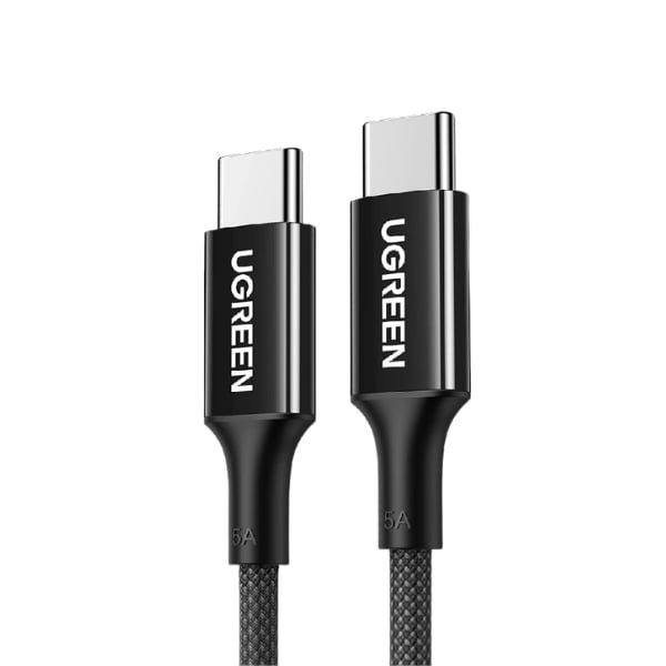UGREEN 15275 USB-C to USB-C PD Fast Charging Silicone Braided Cable – 1M 100W
