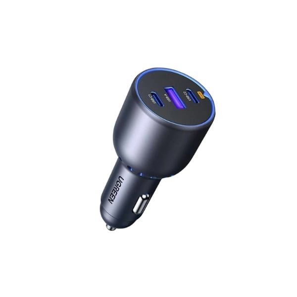 UGREEN 35025 EC705 130W Car Charger – Dual USB-C & USB-A