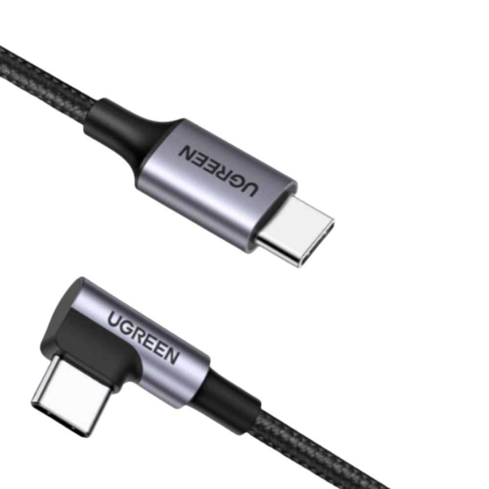 UGREEN 50125 60W USB-C 90° Cable 2m – Black – photo 2 of 3
