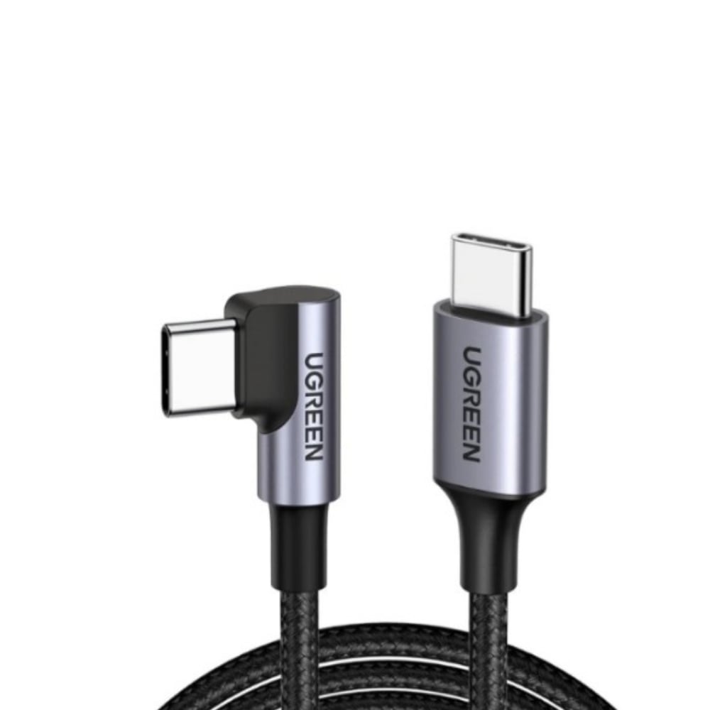 UGREEN 50125 60W USB-C 90° Cable 2m – Black – photo 1 of 3