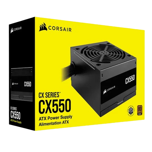 CORSAIR CX550 80 PLUS Bronze 550W ATX Power Supply