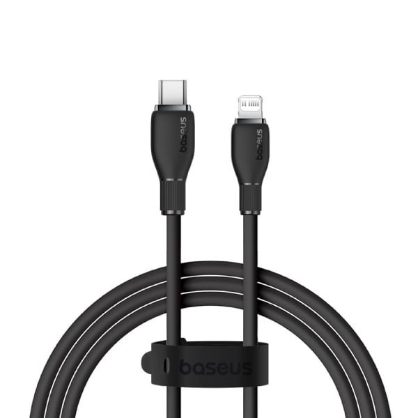 Baseus C-IP 20w 1.2m P10355701111-00 Data Cable – Black