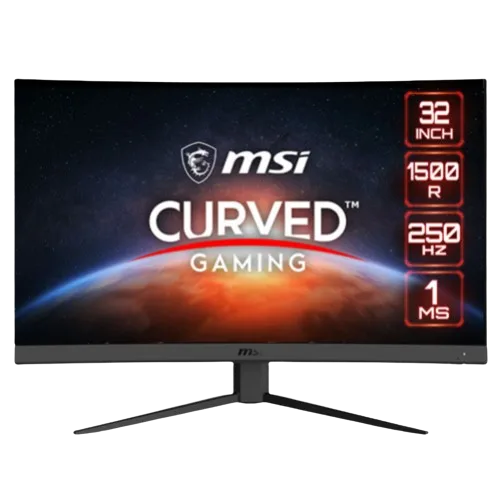 MSI OPTIX G32C4X 31.5INCH FHD 250HZ 1MS ADAPTIVE SYNC CURVED GAMING MONITOR
